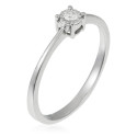 Bague Touch of Magic Or Blanc Diamant 0,1ct